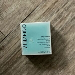 NIB HTF Shiseido Pureness Matifying Compact REFILL Sunscreen #20 light Beige